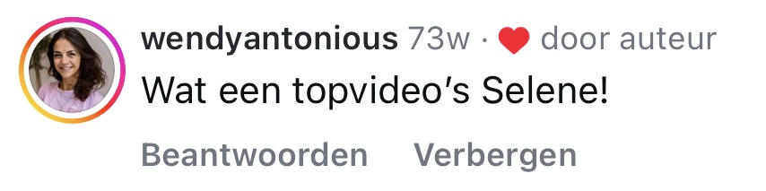 Review: wat een topvideo's Selene! *hart-emoticon*